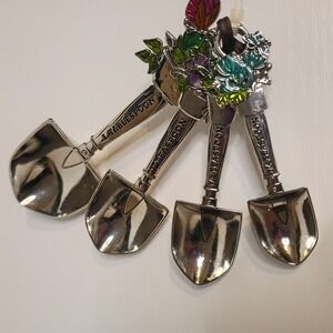 Ganz Zinc 4-Piece Succulents Shovel Measuring Spoon Set
